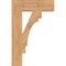 Ekena Millwork Merced Block Smooth Bracket, Western Red Cedar, 5 1/2"W x 22"D x 34"H BKT06X22X34MRC05SWR - alternate 2